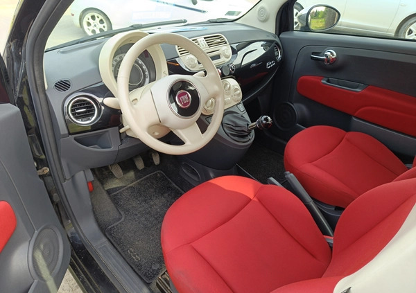Fiat 500 cena 22900 przebieg: 122000, rok produkcji 2013 z Śrem małe 137